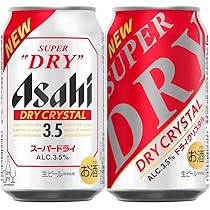 Amazon.co.jp: スーパードライドライクリスタル アサヒ ビール350ml24